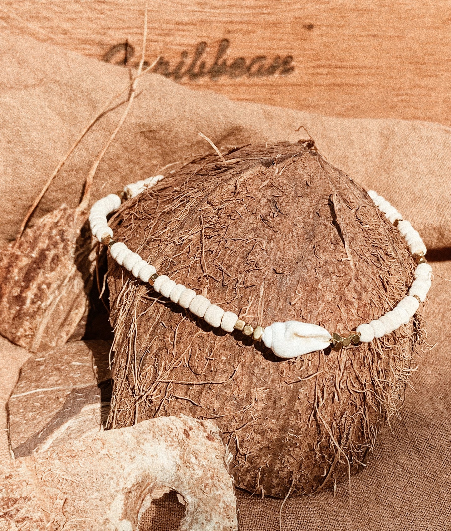 Sunny Coconut Anklet
